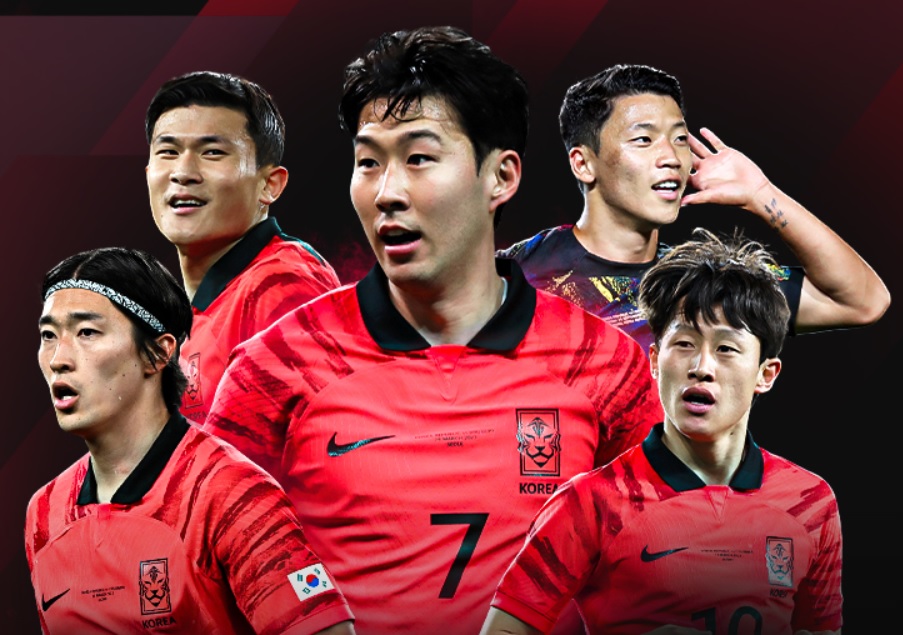 2023-대한민국-축구국가대표팀-조규성-김민재-손흥민-황희찬-이재성