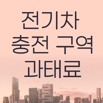  [주차장 종류] 장애인 주차 구역, 전기차 충전 구역 등 위반시 과태료