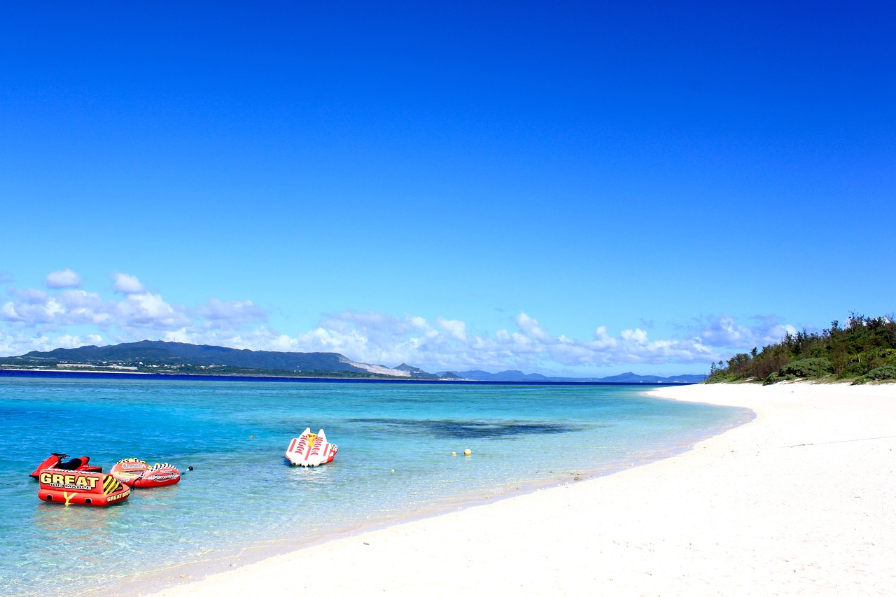 일본 오키나와(okinawa) 해변.