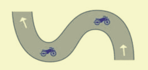 오토바이-시험-곡선코스