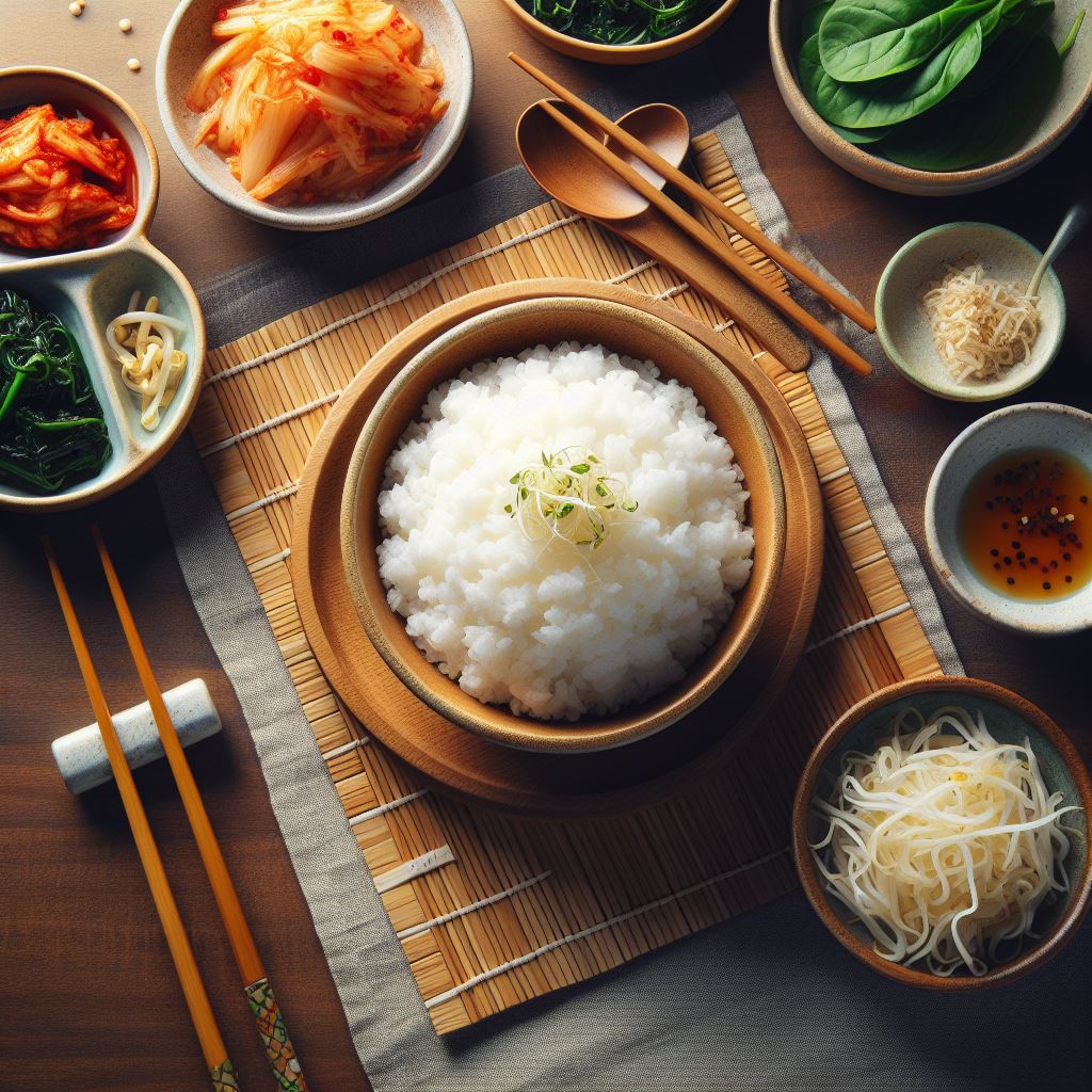한국 식탁 한식 사진