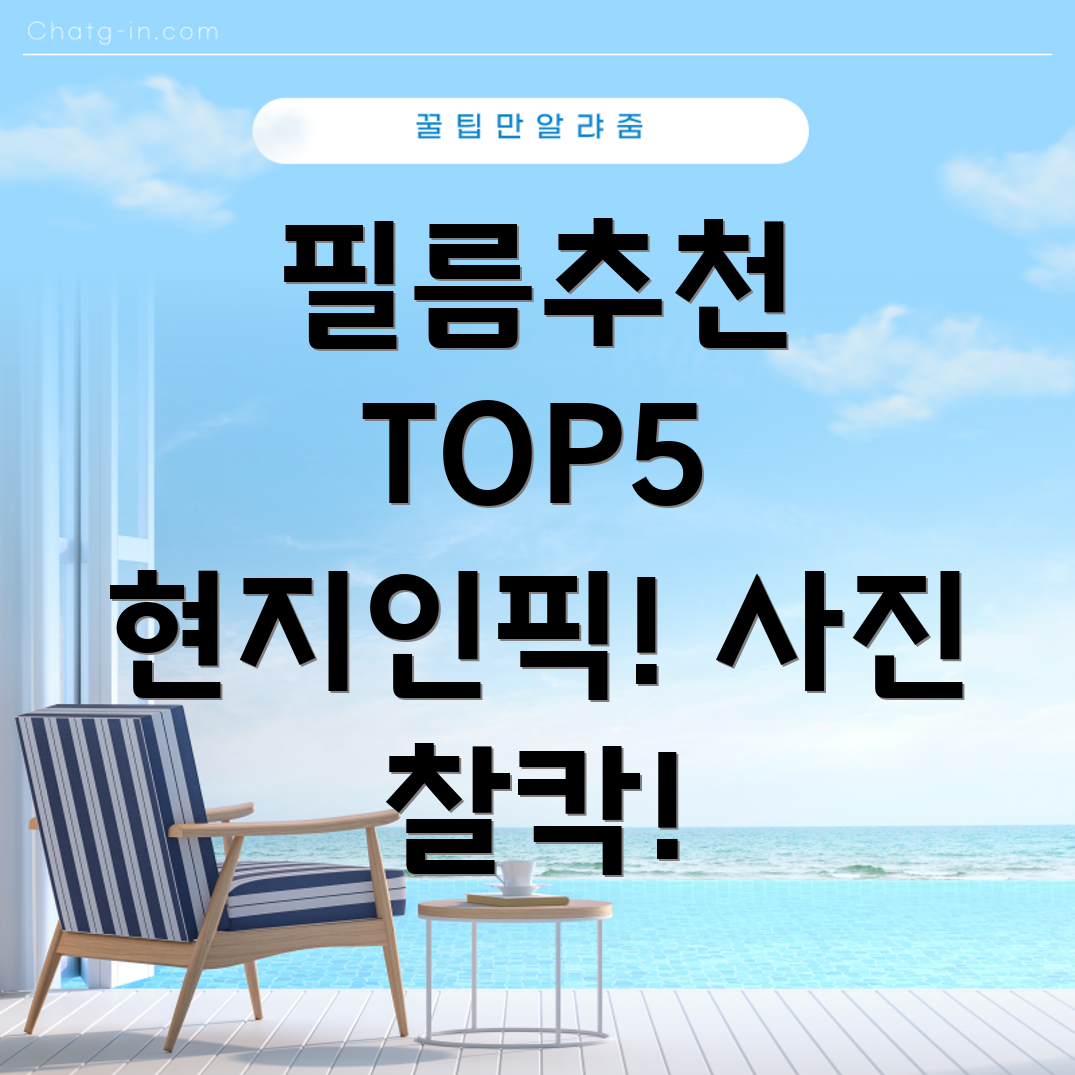 현지인이뽑은사진필름Top5선택가이드및특징분석
