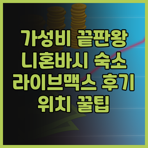가성비 최고! 도쿄 니혼바시 코아미초