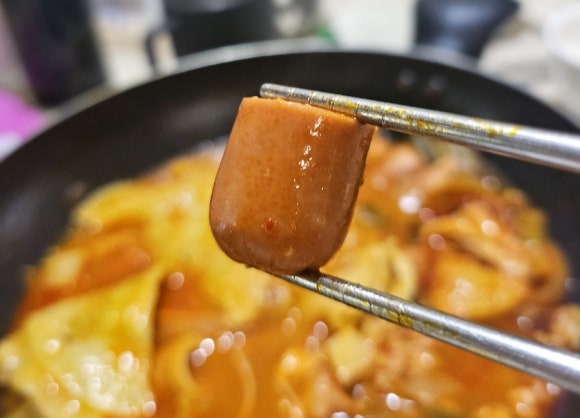  오뚜기 부대찌개 양념으로 부대찌개 거하게 한상 만들기