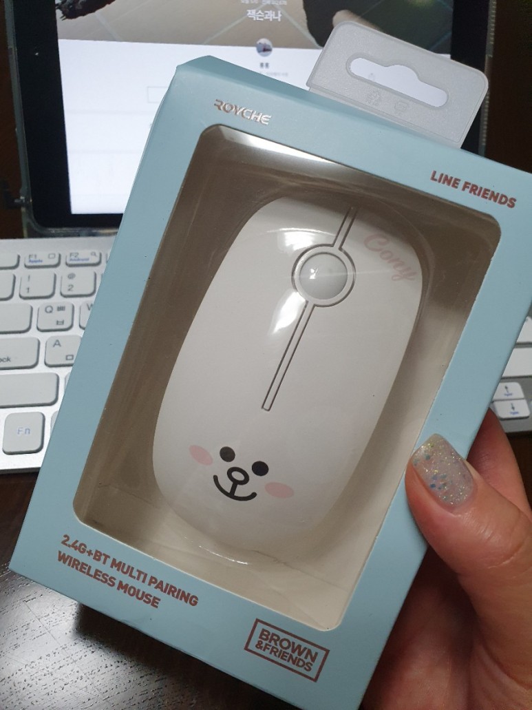 블루투스 마우스 추천♡라인프렌즈 코니 블루투스마우스♡ 6