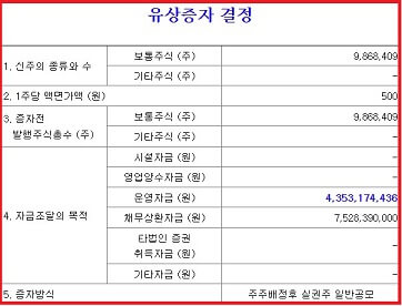 피피아이-유상증자