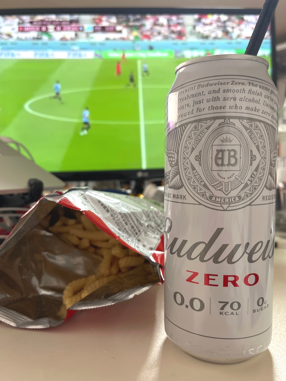  우루과이전, 다행히 집에서 축구 본다.