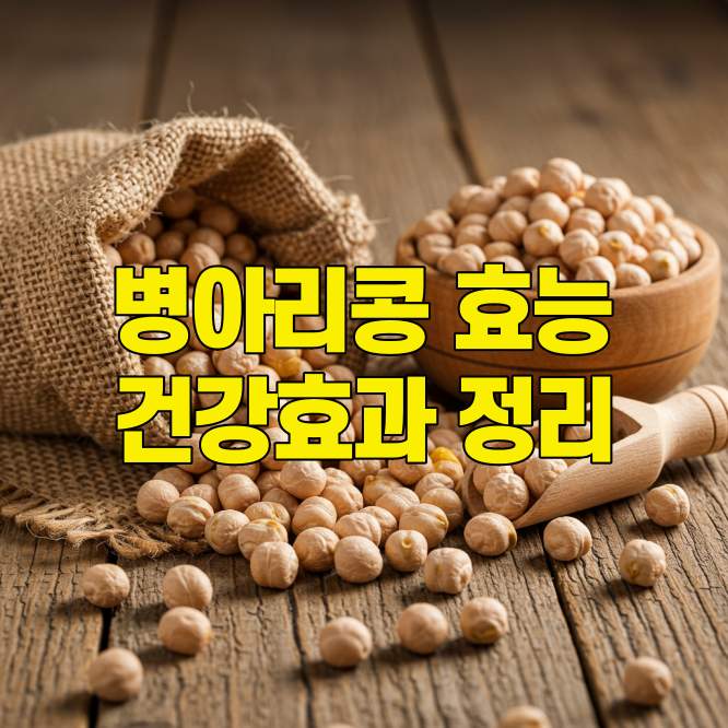 병아리콩 효능 놀라운 건강 효과 총정리