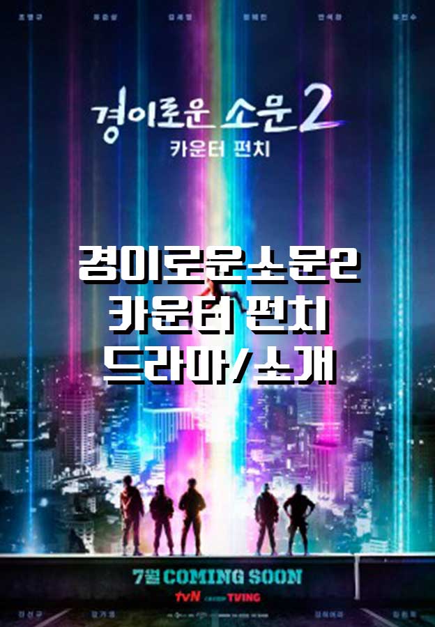  [드라마/소개] 경이로운소문2, 방송예정 등장인물 정보 영상