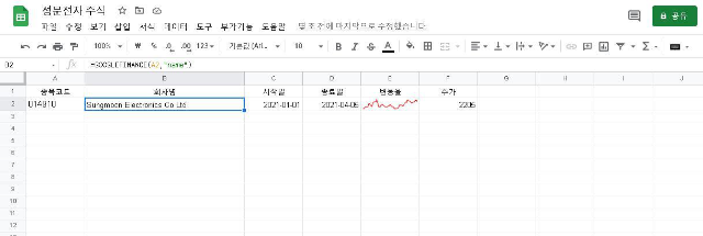 성문전자주가