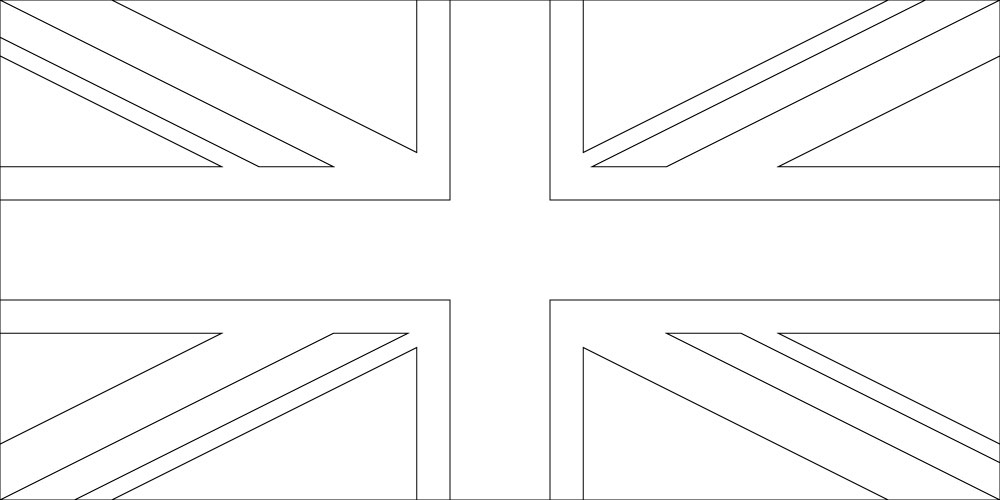 유니언잭 색칠 도안
