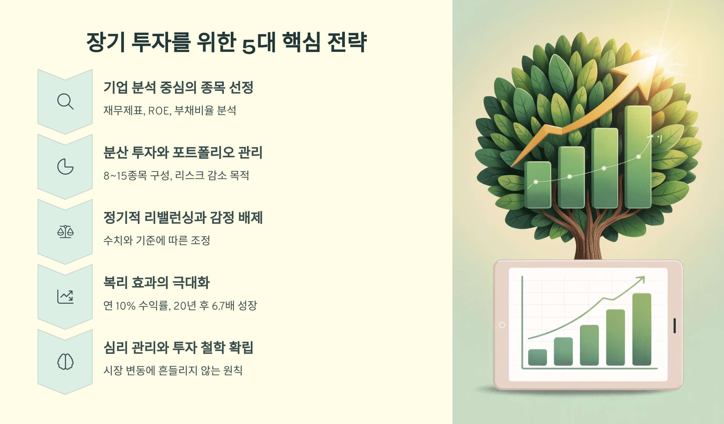 장기 투자를 위한 5대 핵심 전략