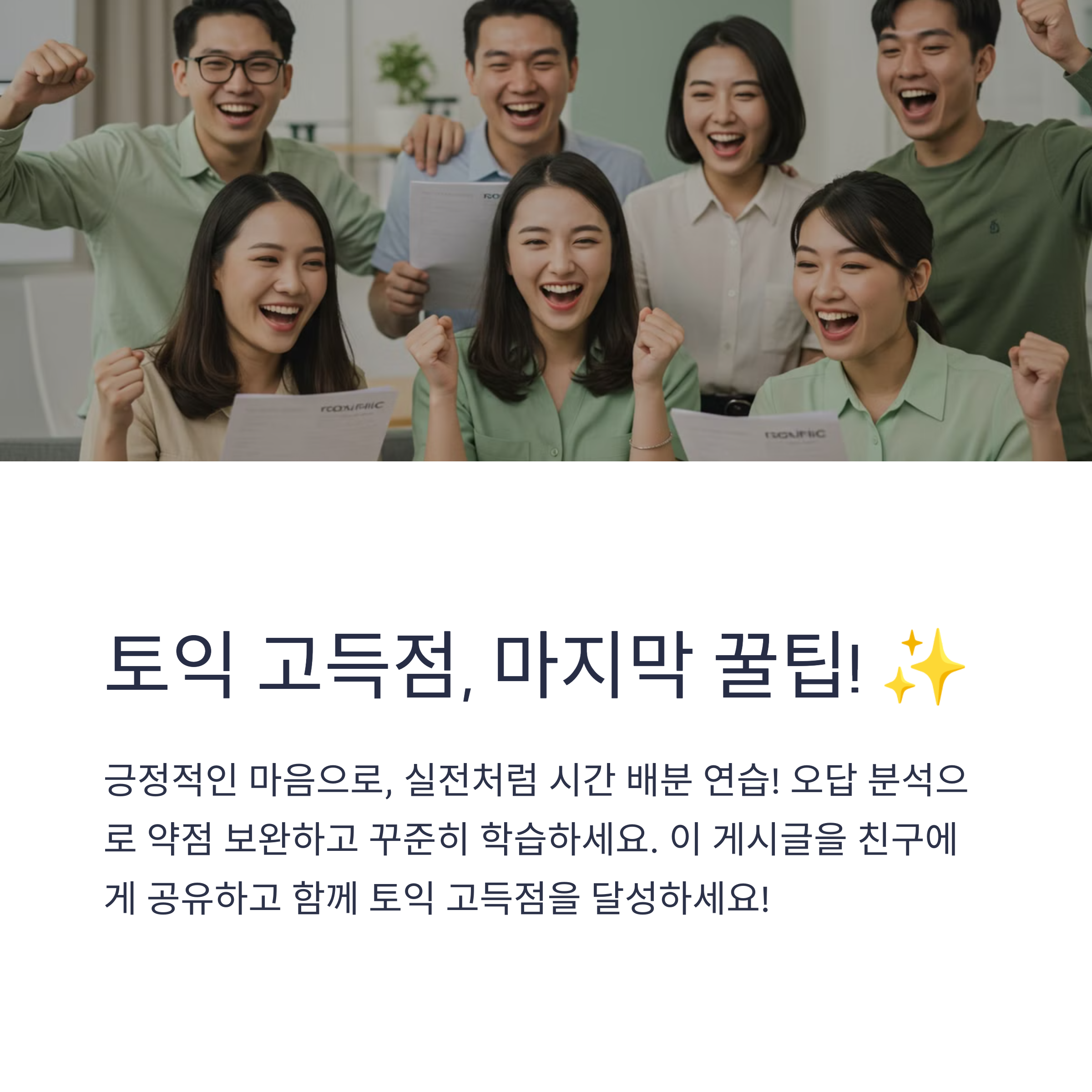 토익시험 관련 FAQ