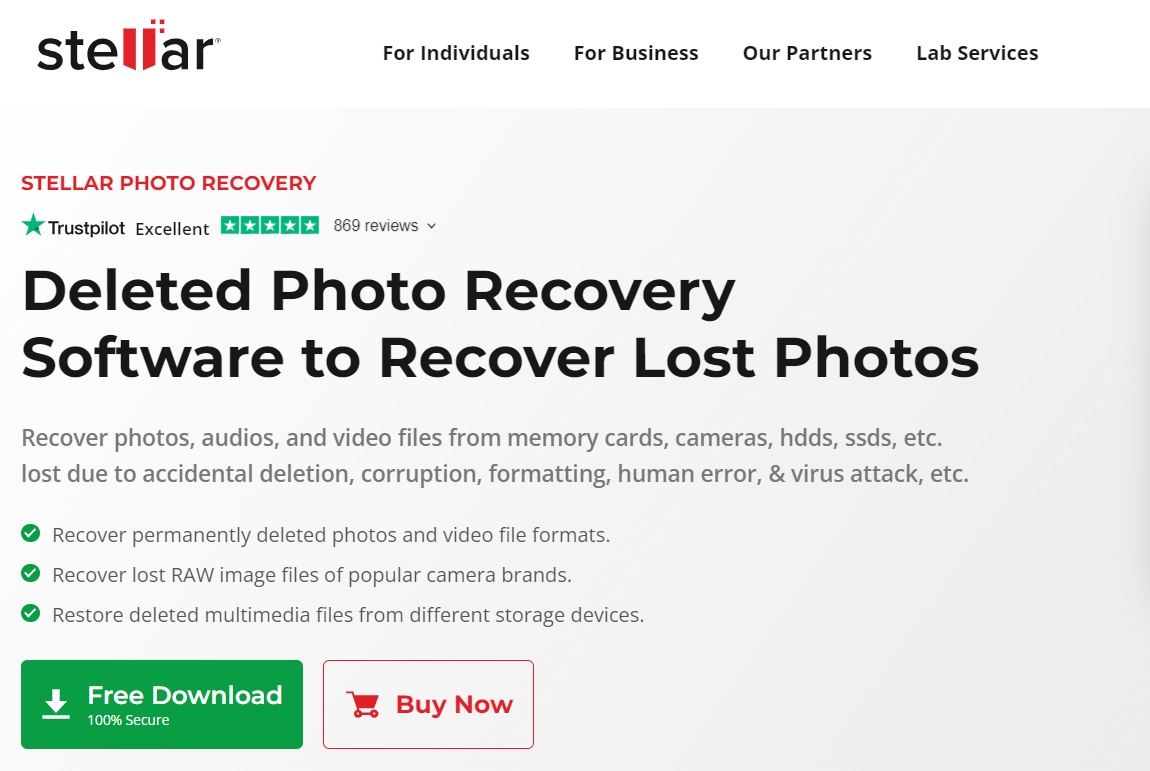 Stellar Photo Recovery