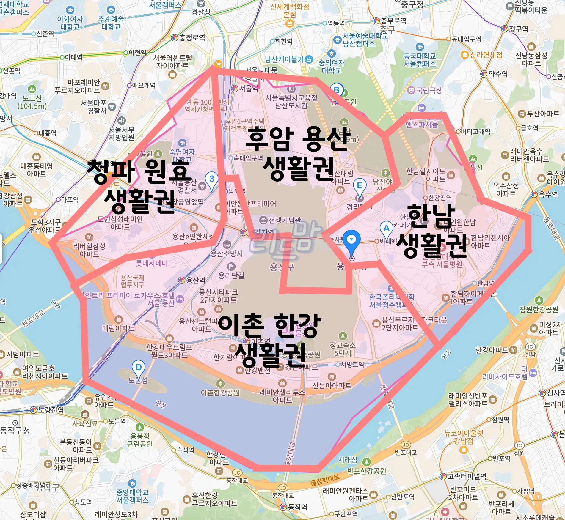 용산-생활권분리-지도