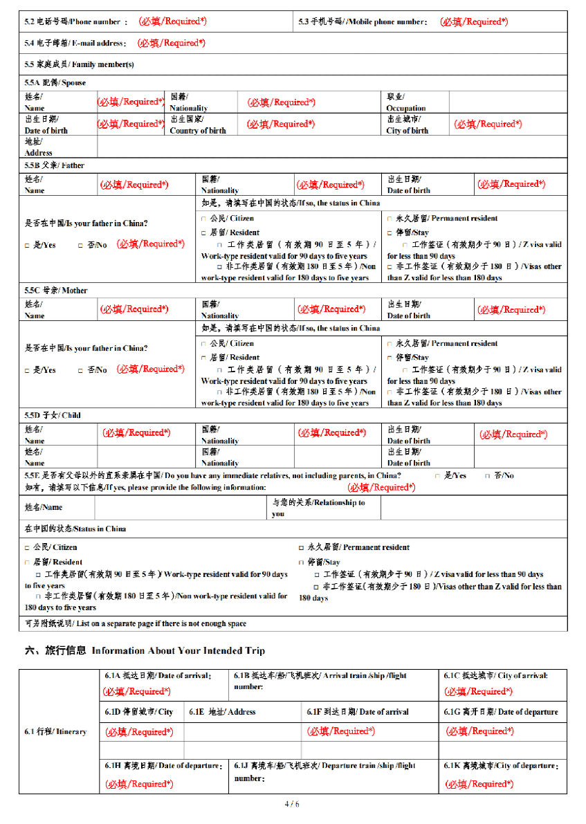 중국 비자