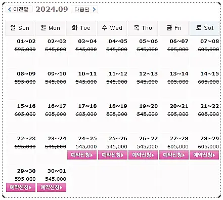 남해아난티cc 1박 2일 골프 패키지 예약: 가격 및 날씨 안내 (9월 24일)