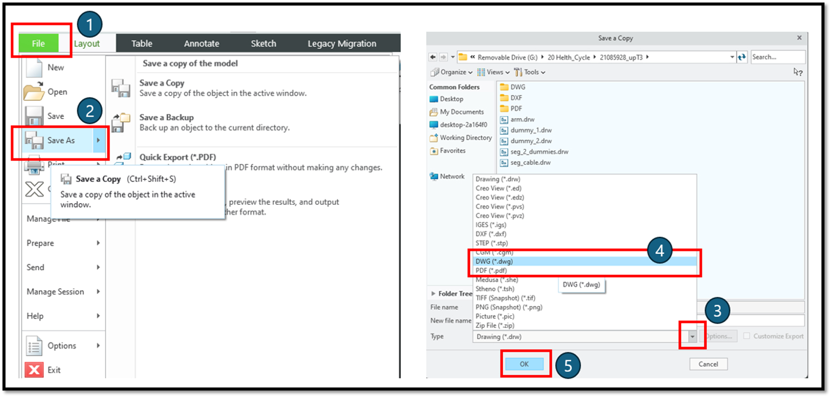 Batch Convert DRW Files in a Colder to DWG => Working on it