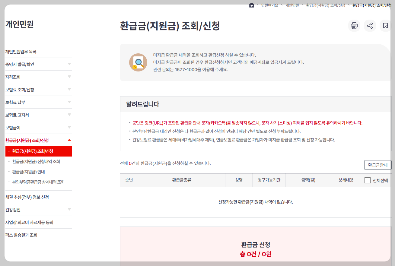 본인부담상한제와 건강보험 환급금 차이점 정리