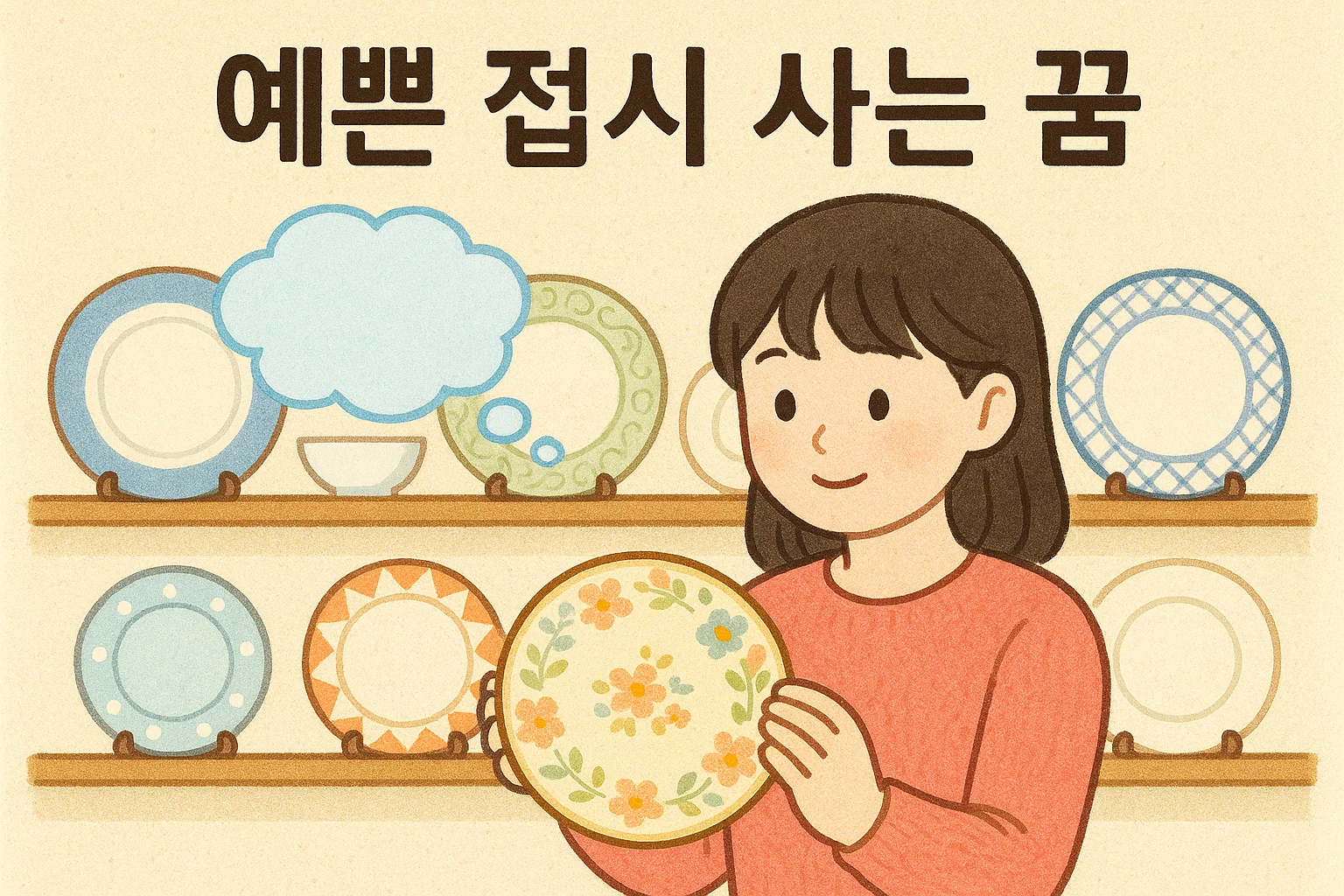 예쁜 접시 사는 꿈