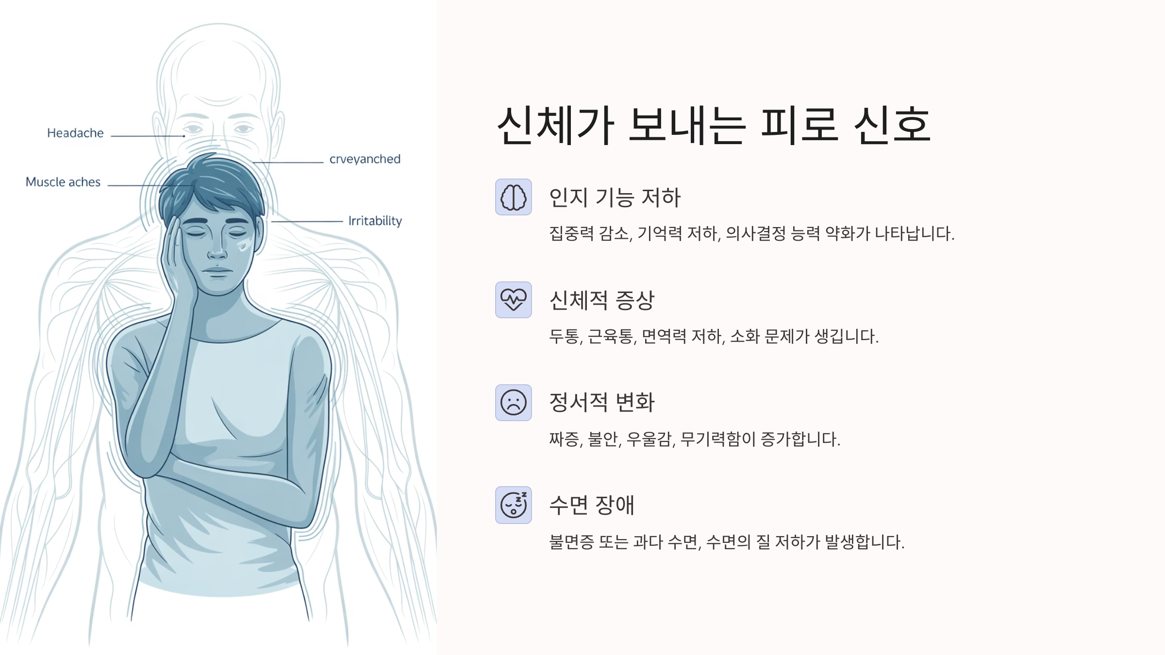 📡 신체가 보내는 피로 신호