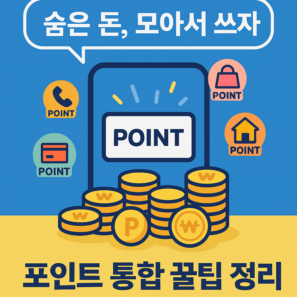 숨은 돈 찾는 법, 포인트 통합으로 돈 버는 꿀팁