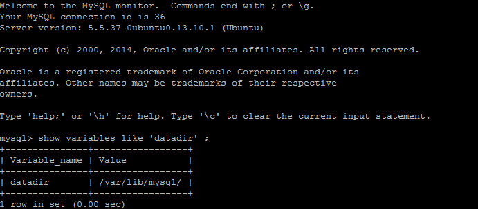 mysql DB DATA저장경로 확인(MariaDB 동일)