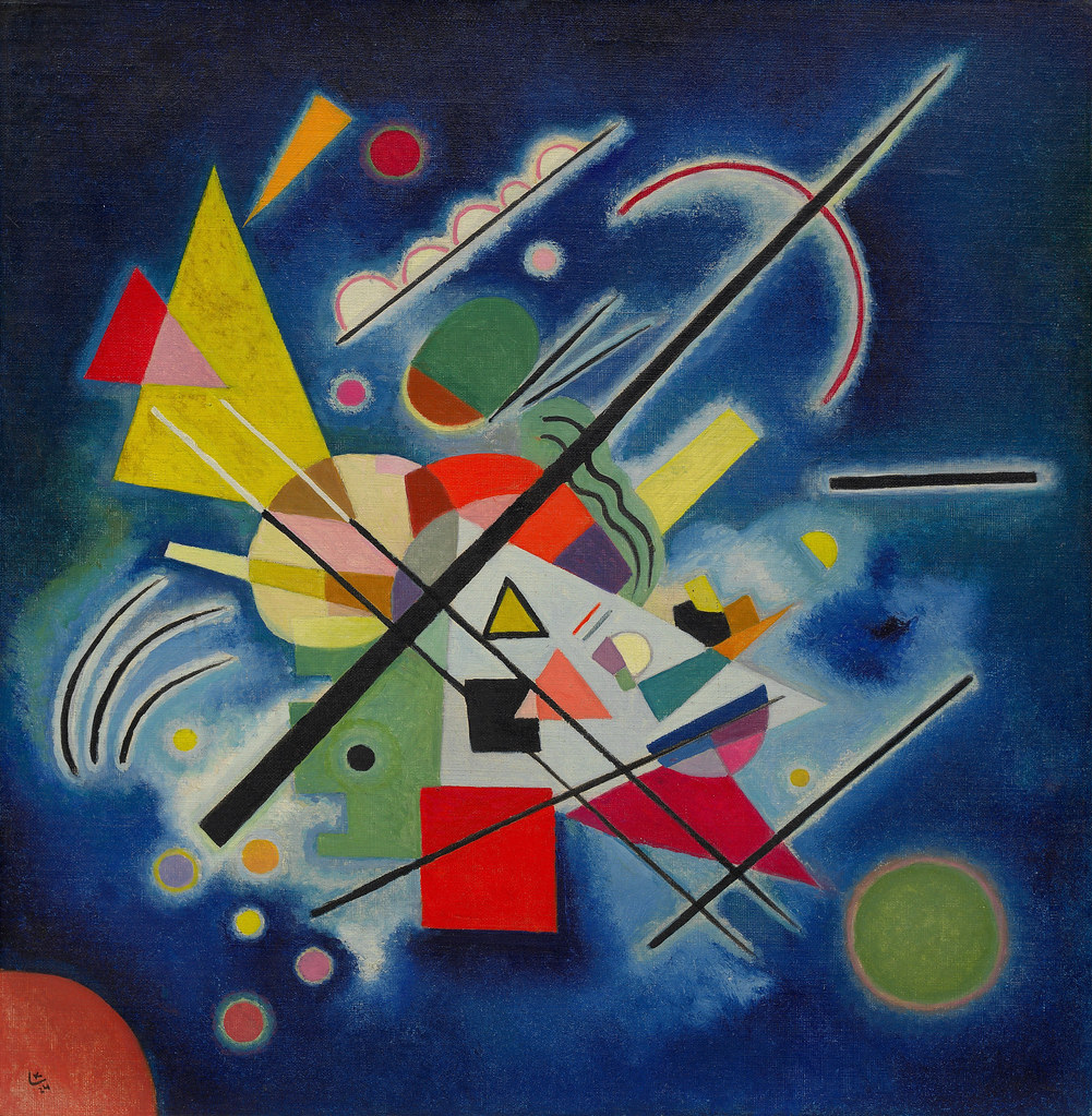 Wassily Kandinsky (1866–1944), Blue Painting, 1924