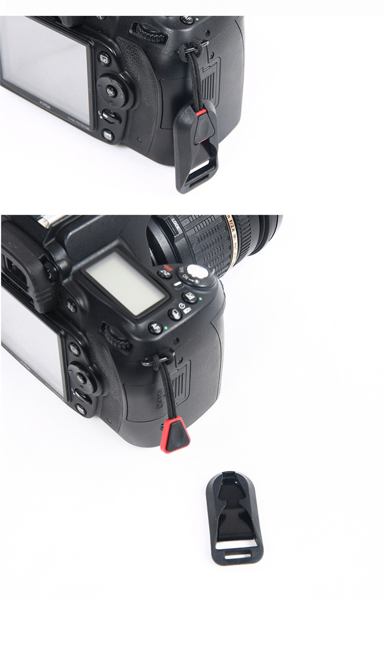 알리익스프레스 카메라 스트랩 퀵 릴리즈 커낵터 장착 모습