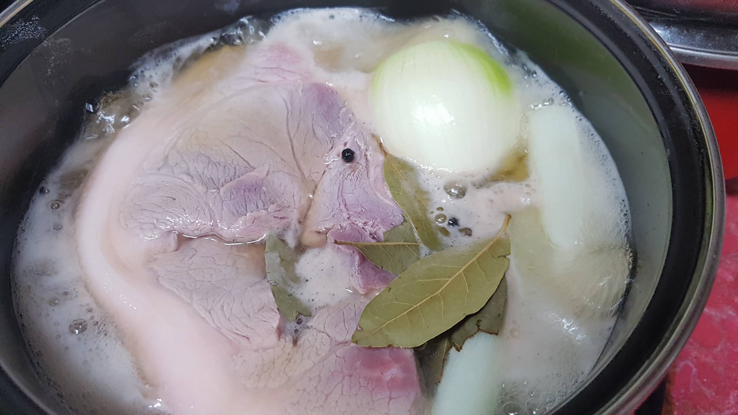 고기-야채-끓이기