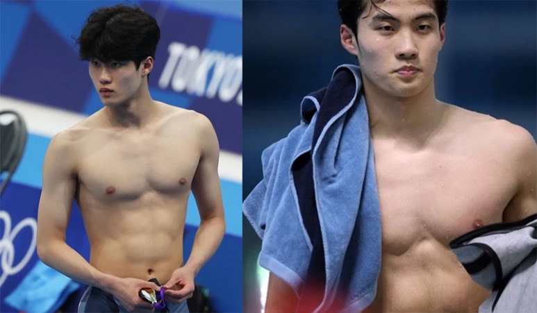 도쿄 올림픽 기수 [황선우] 2003년생, 18세… 도쿄 올림픽 개회식, 김연경과 1