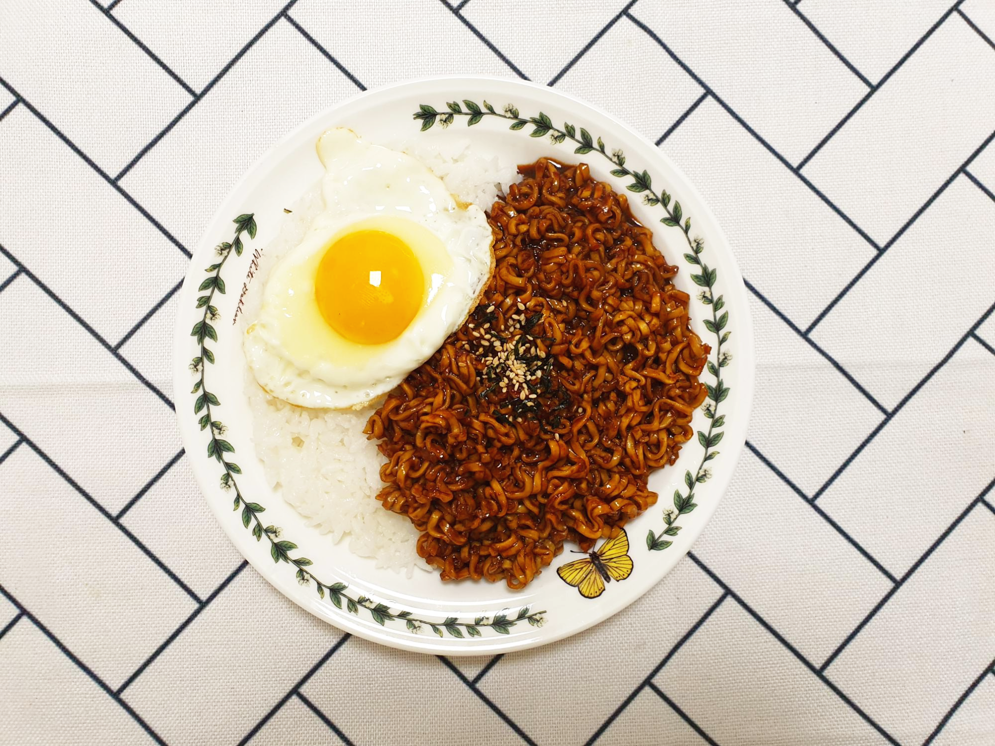  불닭볶음면 맛있게 먹는법 불닭 짜장밥 만들기
