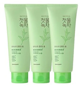 3개)과일나라 첫물녹차 모이스트 클렌징폼180g&#44; 180g&#44; 3개