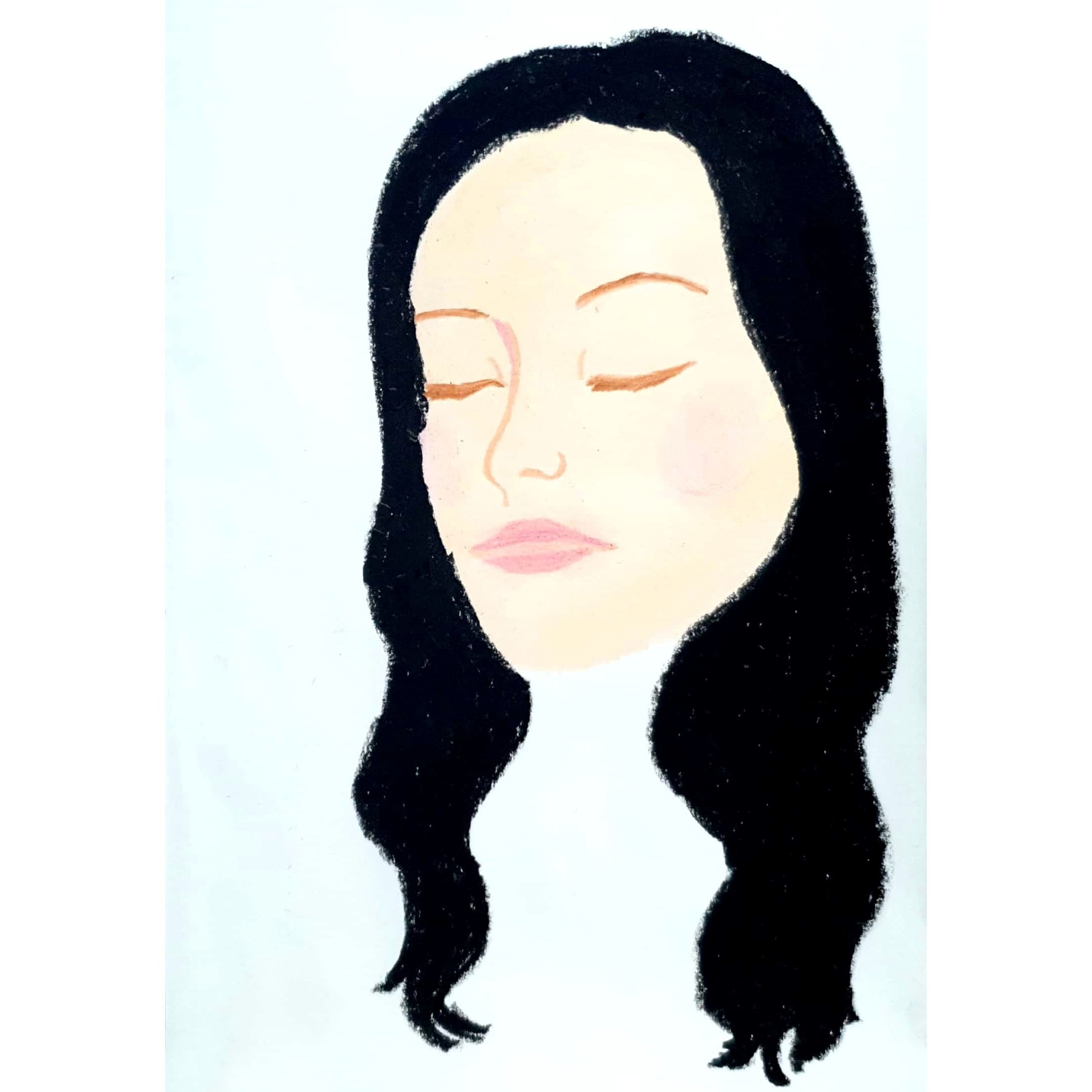  Dark 어두운 / 일러스트레이션 그림 드로잉 / 인물화 그리기