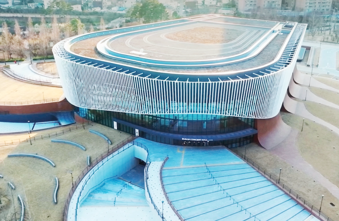 부산콘서트홀 전경사진