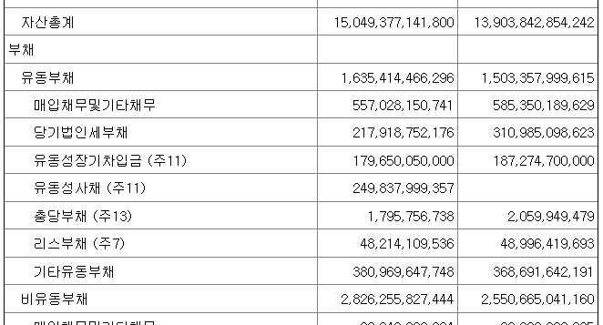 네이버 부채