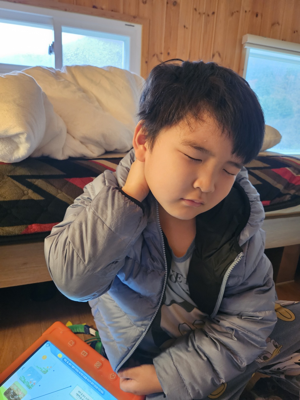  아이도 담이 오나요?