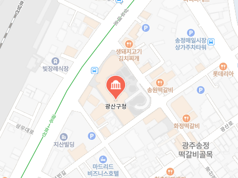 광주 광산구 차량 등록사업소 위치 이미지