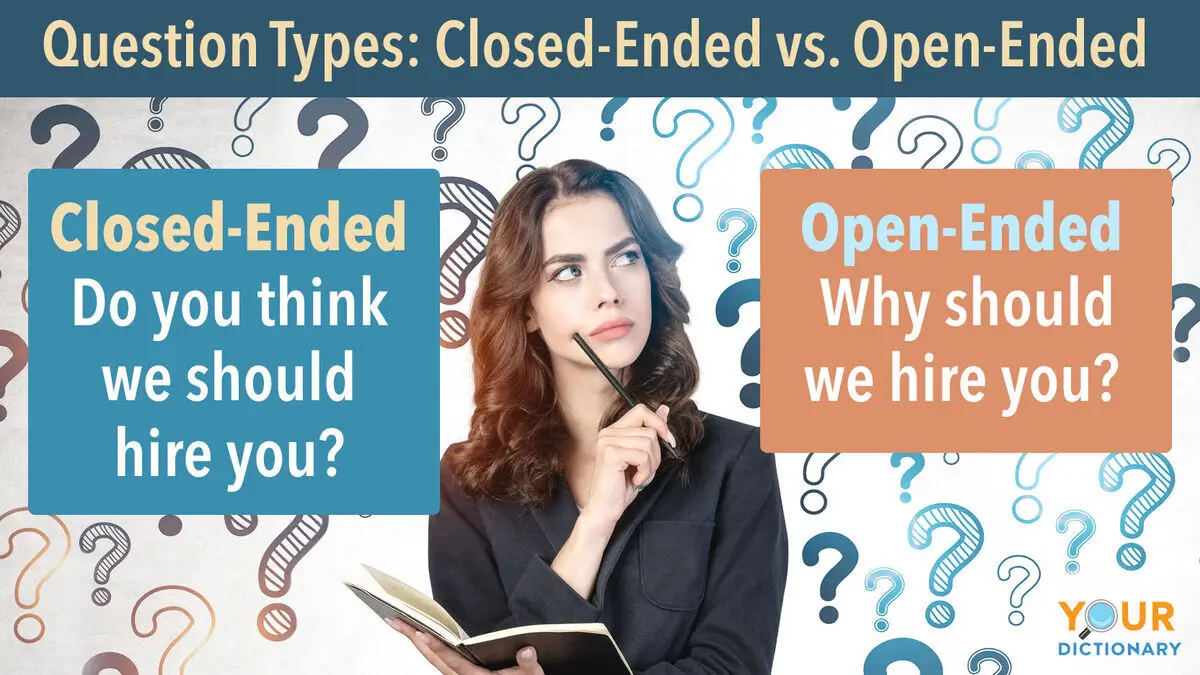 개방형 vs 폐쇄형 의문문 Open vs Closed Questions