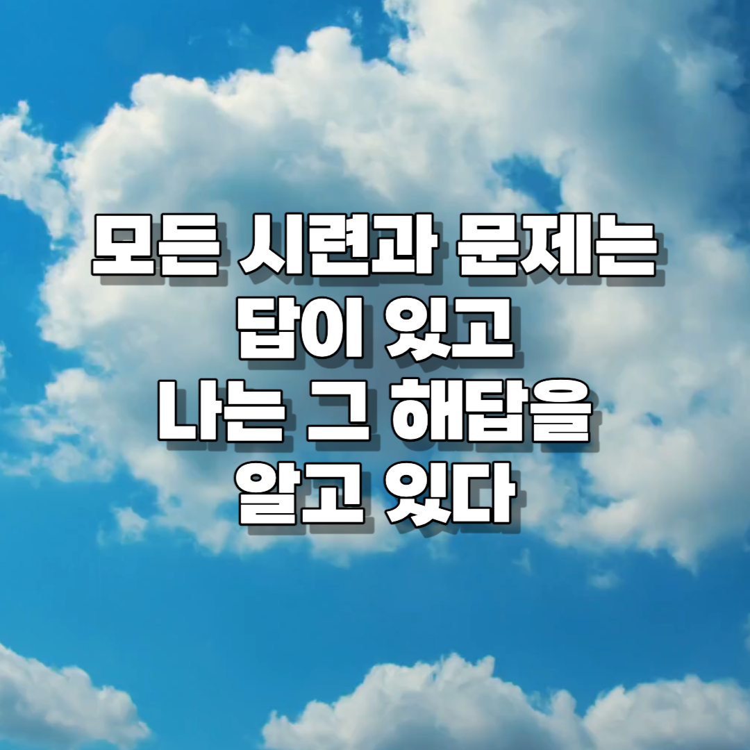 성공 / 행운 / 오늘의 글 / 마인드셋/ 성공마인드 / 시련 / 문제