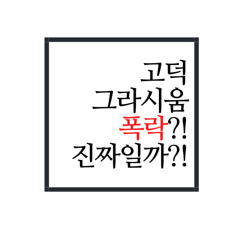  고덕그라시움 폭락?! 사실을 확인해보자.ssul