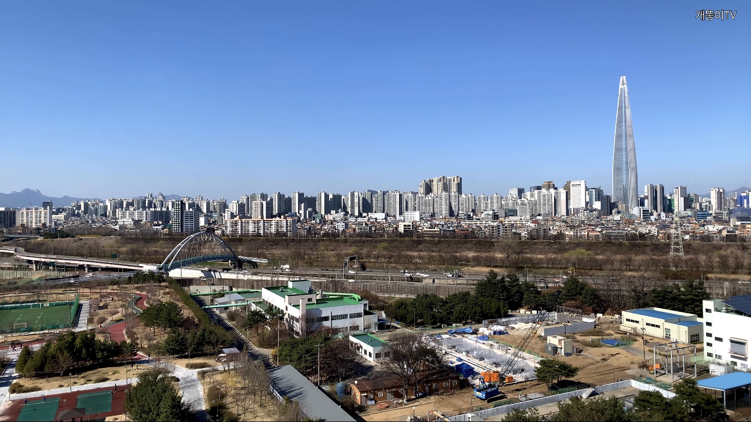  수서1단지 뷰 Korea Seoul Apartment | 일원에코파크, 삼성서울병원, 롯데월드타워 | 일원동