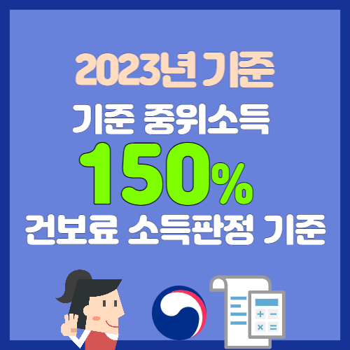 2023년 기준 중위소득 150%