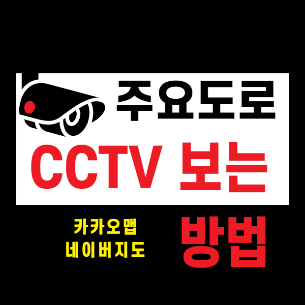  카카오맵 / 네이버지도 CCTV보는 방법