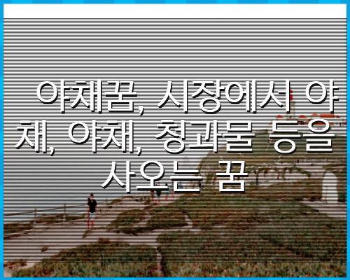 야채꿈, 시장에서 야채, 야채, 1