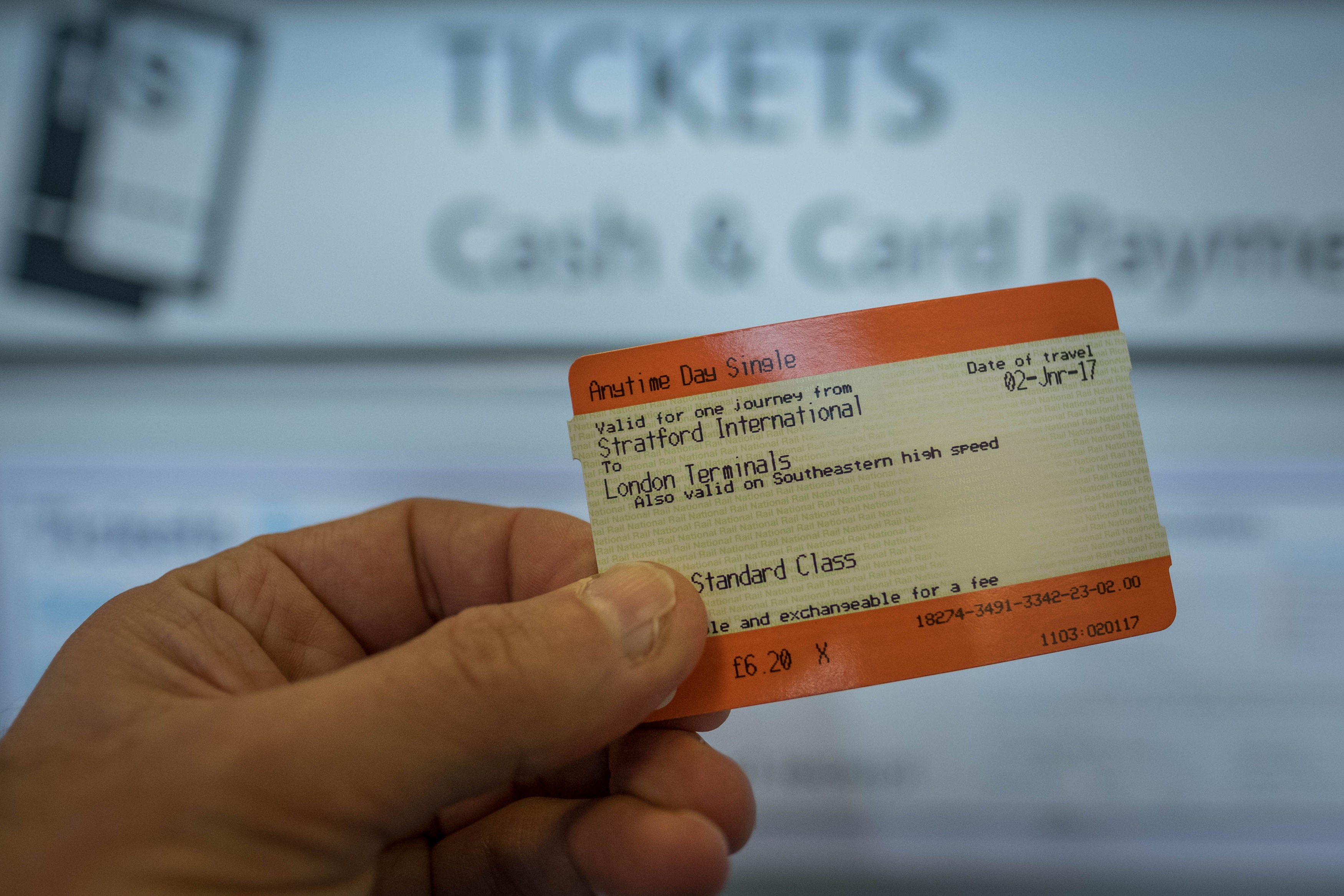 영국 런던 지하철 티켓