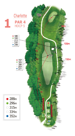 샬롯 코스 1 Hole