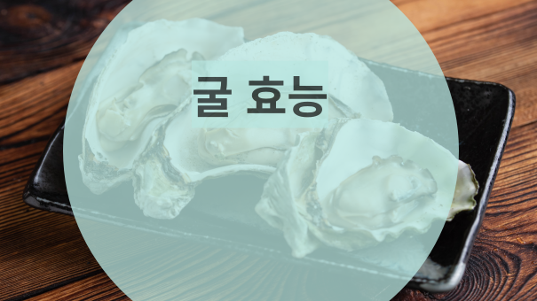  굴무침 만드는 법 및 굴 효능