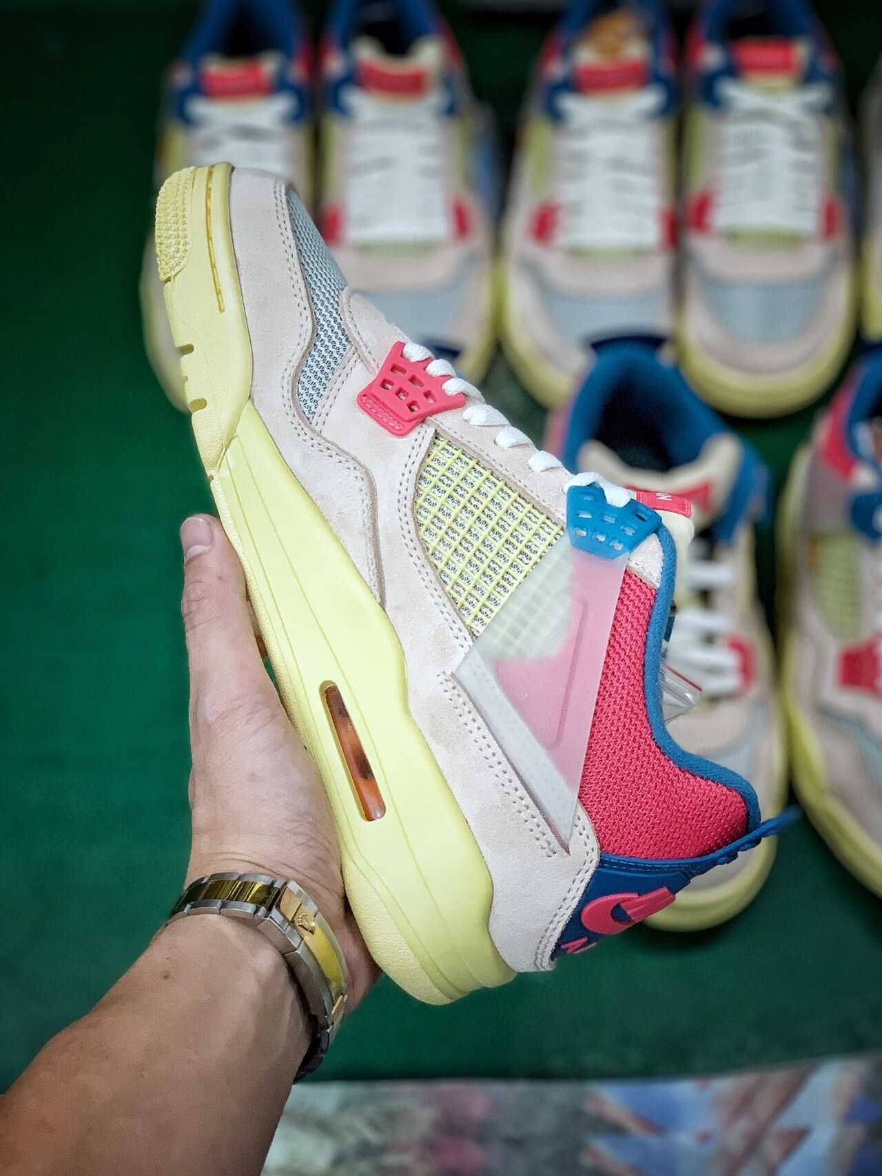  [NIKE x UNION] H12 나이키 X 유니온 에어조던4 구아바 아이스 DC9533-800