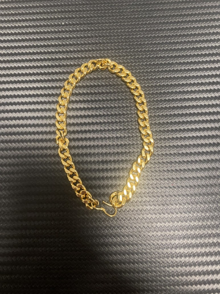 섹스토 sexto 써지컬스틸 1202DC Chain Bracelet Gold